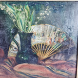 Victorian 19th Century Still Life Oil on Canvas
