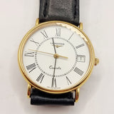 Vintage Slim Gold Plated Longines Quartz Gents Wristwatch