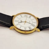 Vintage Slim Gold Plated Longines Quartz Gents Wristwatch