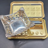 Antique Square Silver Bon Bon Dish Birmingham 1921
