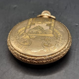 Antique Art Deco Gold Plated Pocket / Fob Watch by Waltham