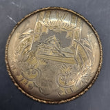 Antique Art Deco Gold Plated Pocket / Fob Watch by Waltham