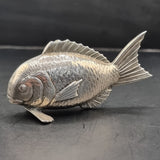 Rare Antique Japanese Fine Silver Fish by K.Uyeda Sterling Silver