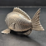 Rare Antique Japanese Fine Silver Fish by K.Uyeda Sterling Silver