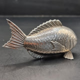 Rare Antique Japanese Fine Silver Fish by K.Uyeda Sterling Silver