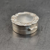 Vintage 1956 925 Sterling Silver Pill Box by DS