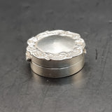 Vintage 1956 925 Sterling Silver Pill Box by DS