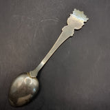 Vintage White Metal and Enamel Silver Spoon S. Vigilio Lake Garda