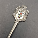Vintage Silver and Enamel Souvenir Spoon of Frauenkirche in Munich