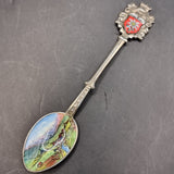 Vintage White Metal silver Souvenir Spoon of Andermatt, Switzerland
