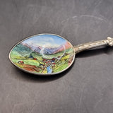Vintage White Metal silver Souvenir Spoon of Andermatt, Switzerland