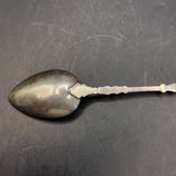 Vintage Silver and Enamel Souvenir Spoon San Marino Montale Tower