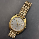 Vintage 1970s Accurist 21 Jewels Automatic Day Date Gold Plated Wristwatch