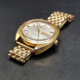 Vintage 1970s Accurist 21 Jewels Automatic Day Date Gold Plated Wristwatch
