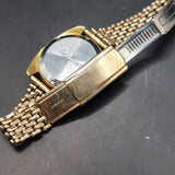 Vintage 1970s Accurist 21 Jewels Automatic Day Date Gold Plated Wristwatch