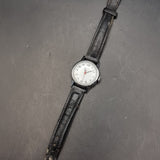 Vintage Ladies Timex Stainless Wristwatch with Leather Strap