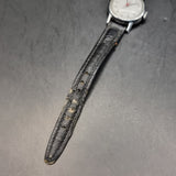 Vintage Ladies Timex Stainless Wristwatch with Leather Strap