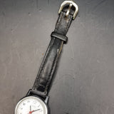 Vintage Ladies Timex Stainless Wristwatch with Leather Strap