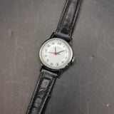 Vintage Ladies Timex Stainless Wristwatch with Leather Strap