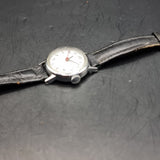 Vintage Ladies Timex Stainless Wristwatch with Leather Strap