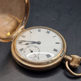 Two Antique Gold Plated Pocket Watches by Elgin USA.