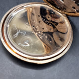 Two Antique Gold Plated Pocket Watches by Elgin USA.