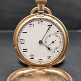 Two Antique Gold Plated Pocket Watches by Elgin USA.