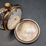 Two Antique Gold Plated Pocket Watches by Elgin USA.