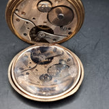 Two Antique Gold Plated Pocket Watches by Elgin USA.