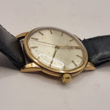Vintage Omega 9ct Gold Wristwatch 1960s Slimline self winding good working order