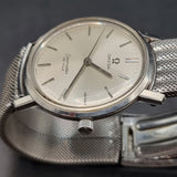 Vintage 1960s Omega Seamaster De Ville Stainless Steel Manual Wind Wristwatch