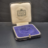 Antique Leather Jewellery/ Coin Box by Turners and Sons of Surbiton and  Sutton