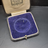Antique Leather Jewellery/ Coin Box by Turners and Sons of Surbiton and  Sutton