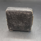 Antique Leather Jewellery/ Coin Box by Turners and Sons of Surbiton and  Sutton