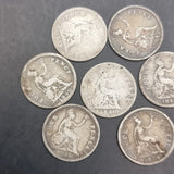 Victoria Fourpence/Groat Coin Lot (7) 1839 1840 1842 1844 1854 1855 silver coins