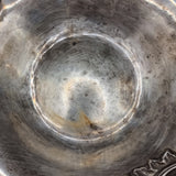 1896 Silver Floral Patterned Rococo Dish by William Comyns & Sons of London