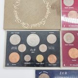 Collection of 9 Royal Mint Annual Proof Coin Sets 1972, 73, 74, 75, 76, 65, 66, 67x2