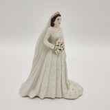 Royal Worcester Bride Figurine Diamond Wedding Anniversary 2007 Queen Elizabeth