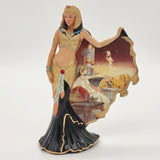 Bradford Exchange Cleopatra Goddess Of The Nile Porcelain Figurine Limited Edition