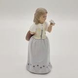 The Leonardo Collection Girl with a Butterfly not Lladro or Nao