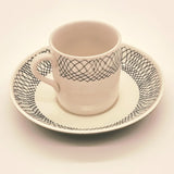 Ridgway BOAC British Overseas Aircraft Porcelain Coffee Cup & Saucer Set for 5