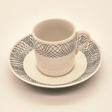 Ridgway BOAC British Overseas Aircraft Porcelain Coffee Cup & Saucer Set for 5
