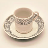 Ridgway BOAC British Overseas Aircraft Porcelain Coffee Cup & Saucer Set for 5