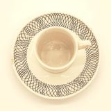 Ridgway BOAC British Overseas Aircraft Porcelain Coffee Cup & Saucer Set for 5
