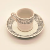 Ridgway BOAC British Overseas Aircraft Porcelain Coffee Cup & Saucer Set for 5