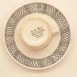 Ridgway BOAC British Overseas Aircraft Porcelain Coffee Cup & Saucer Set for 5