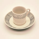 Ridgway BOAC British Overseas Aircraft Porcelain Coffee Cup & Saucer Set for 5