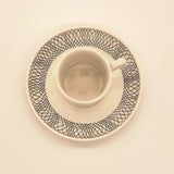 Ridgway BOAC British Overseas Aircraft Porcelain Coffee Cup & Saucer Set for 5