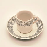 Ridgway BOAC British Overseas Aircraft Porcelain Coffee Cup & Saucer Set for 5