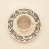 Ridgway BOAC British Overseas Aircraft Porcelain Coffee Cup & Saucer Set for 5